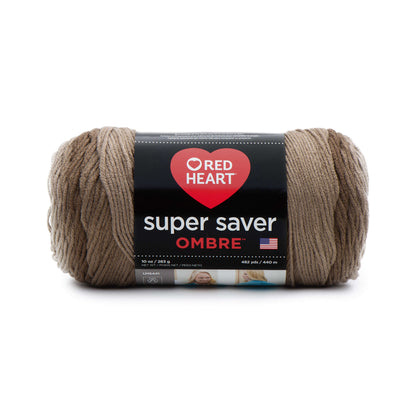 Red Heart Super Saver Ombre Yarn Cocoa