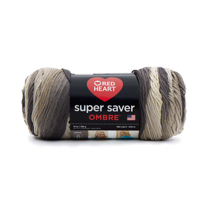 Red Heart Super Saver Ombre Yarn Hickory