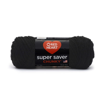 Red Heart Super Saver Chunky Yarn - Discontinued Shades Black