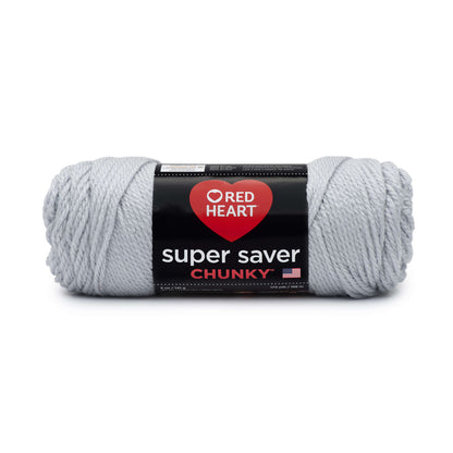 Red Heart Super Saver Chunky Yarn - Discontinued Shades Light Gray