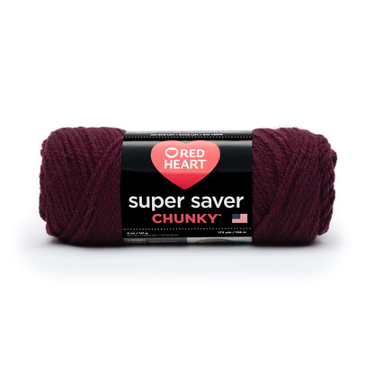 Red Heart Super Saver Chunky Yarn - Discontinued Shades Claret