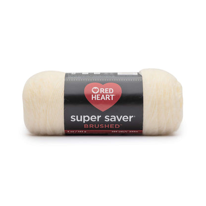 Red Heart Super Saver Brushed Yarn - Clearance Shades Cream
