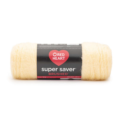 Red Heart Super Saver Brushed Yarn - Clearance Shades Whipped Butter