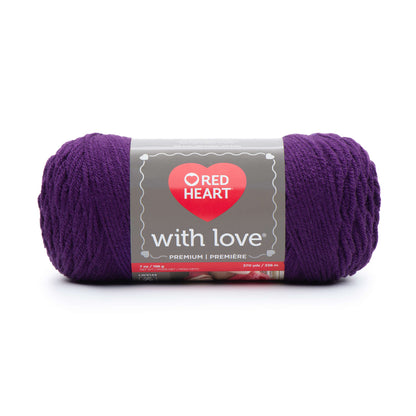 Red Heart With Love Yarn Aubergine