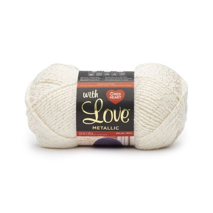 Red Heart With Love Metallic Yarn - Discontinued Shades Aran