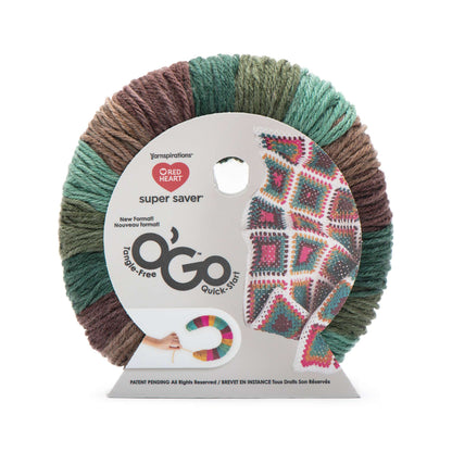 Red Heart Super Saver O'Go Yarn - Discontinued Shades Forest