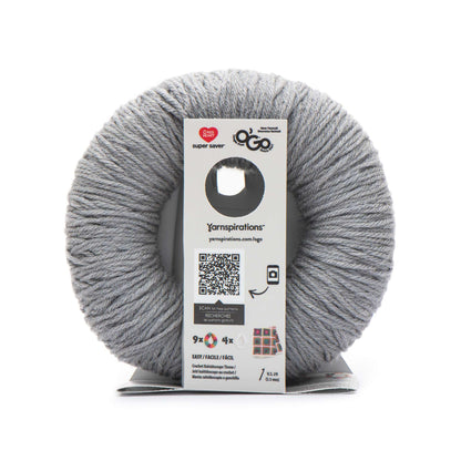 Red Heart Super Saver O'Go Yarn - Discontinued Shades Dusty Gray