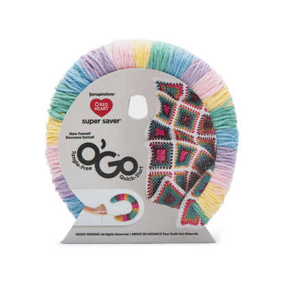 Red Heart Super Saver O'Go Yarn - Discontinued Shades Baby Rainbow