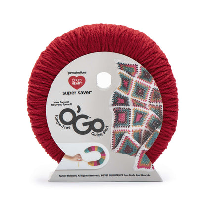 Red Heart Super Saver O'Go Yarn - Discontinued Shades Cherry