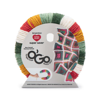 Red Heart Super Saver O'Go Yarn - Discontinued Shades Christmas