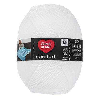Red Heart Comfort Yarn (1000g/35.3oz) - Discontinued Shades White