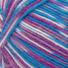 White/Turq/Violet Print