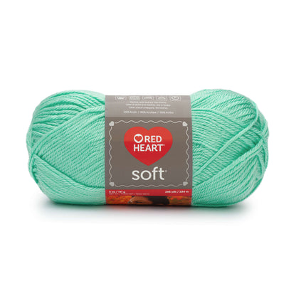 Red Heart Soft Yarn Minty