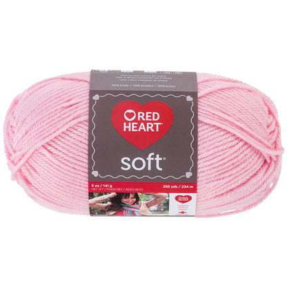 Red Heart Soft Yarn Pink