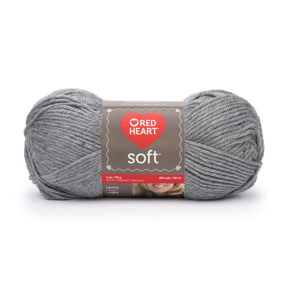 Red Heart Soft Yarn Light Gray Heather