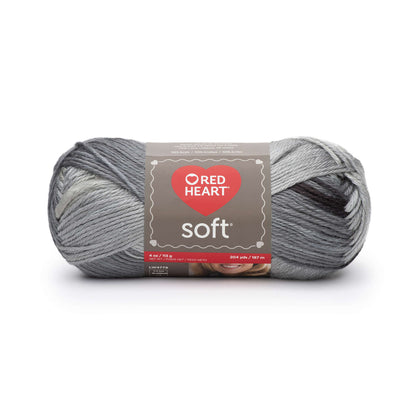 Red Heart Soft Yarn Grayscale