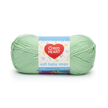 Red Heart Soft Baby Steps Yarn Baby Green