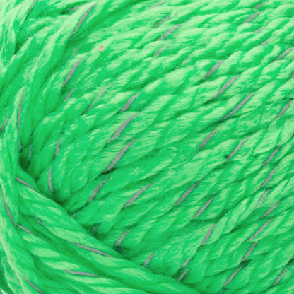 Red Heart Reflective Yarn - Discontinued Shades Neon Green