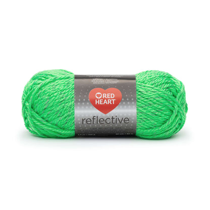 Red Heart Reflective Yarn - Discontinued Shades Neon Green