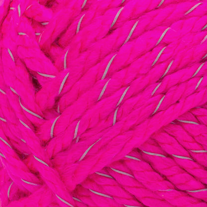 Red Heart Reflective Yarn - Discontinued Shades Neon Pink