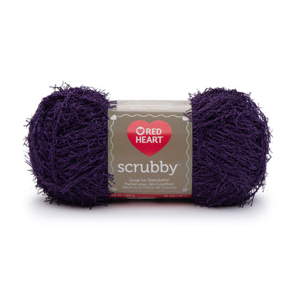 Red Heart Scrubby Yarn Grape