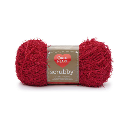 Red Heart Scrubby Yarn Cherry