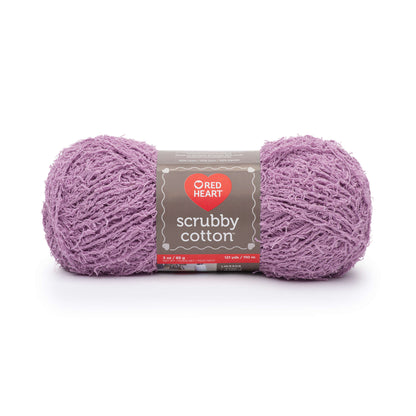 Red Heart Scrubby Cotton Yarn - Discontinued Shades Lavender