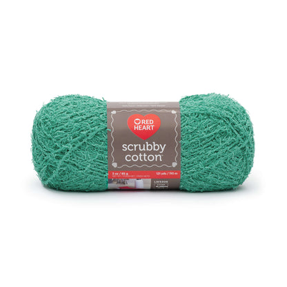 Red Heart Scrubby Cotton Yarn - Discontinued Shades Jade