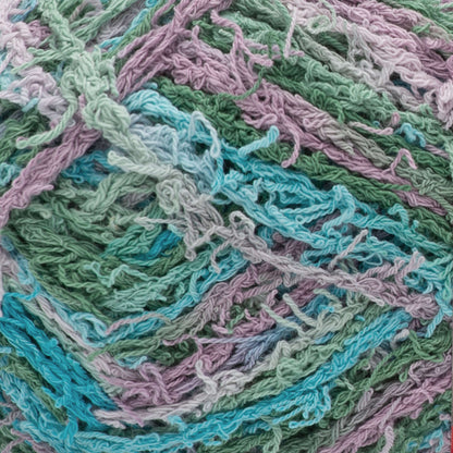 Red Heart Scrubby Cotton Yarn - Discontinued Shades Paradise Print