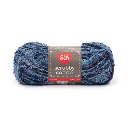 Red Heart Scrubby Cotton Yarn - Discontinued Shades Calm Print