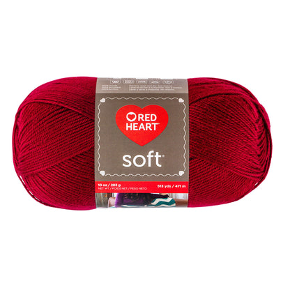 Red Heart Soft Yarn (283g/10oz) - Clearance Shades Wine