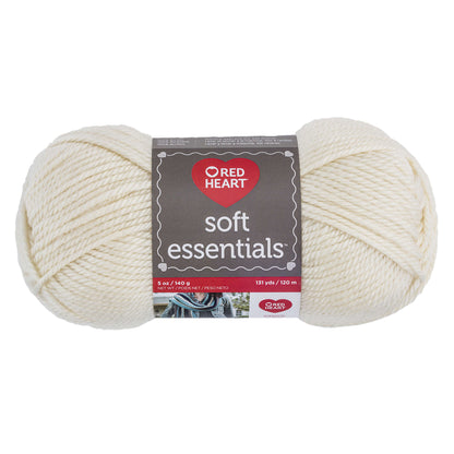 Red Heart Soft Essentials Yarn - Discontinued Shades Essentials Cream
