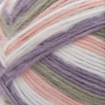 Red Heart Dreamy Stripes Yarn - Discontinued Shades Snowy