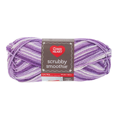 Red Heart Scrubby Smoothie Yarn - Discontinued Shades Purple Tones
