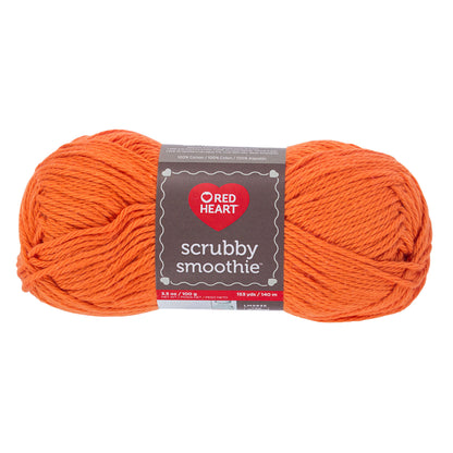 Red Heart Scrubby Smoothie Yarn - Discontinued Shades Brite Orange