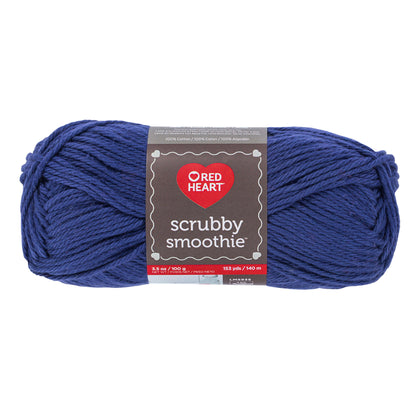 Red Heart Scrubby Smoothie Yarn - Discontinued Shades Blueberry