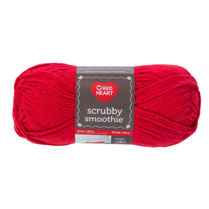 Red Heart Scrubby Smoothie Yarn - Discontinued Shades Cherry