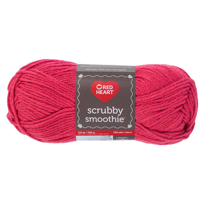 Red Heart Scrubby Smoothie Yarn - Discontinued Shades Coral