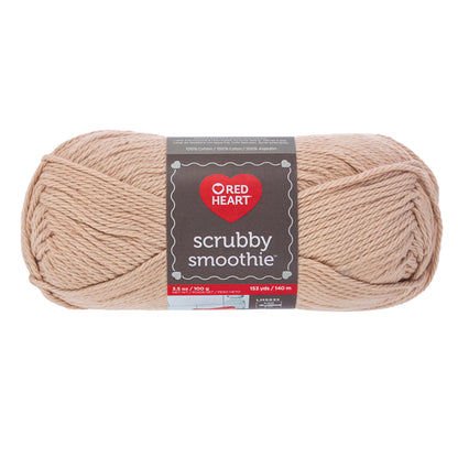 Red Heart Scrubby Smoothie Yarn - Discontinued Shades Tan