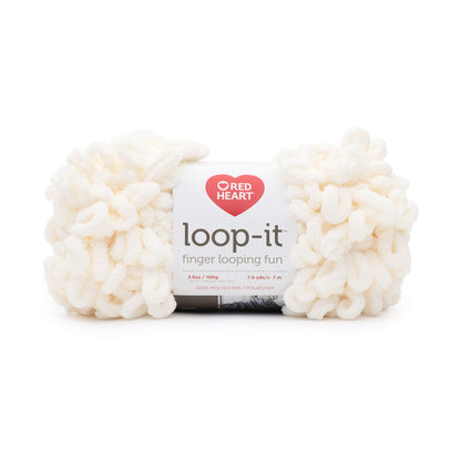Red Heart Loop-It Yarn - Discontinued Shades Ice Ice Cream