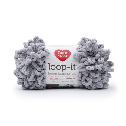 Red Heart Loop-It Yarn - Discontinued Shades Elephantastic