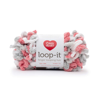 Red Heart Loop-It Yarn - Discontinued Shades Peachy Keen