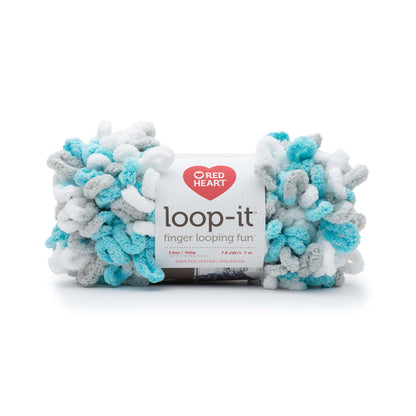 Red Heart Loop-It Yarn - Discontinued Shades Play It Cool