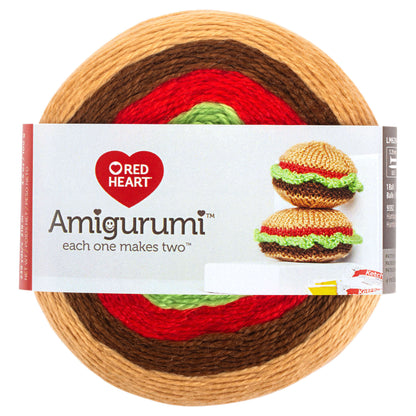 Red Heart Amigurumi Yarn - Discontinued Shades Hamburger
