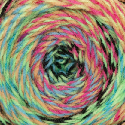 Red Heart Roll With It Tweed Yarn - Discontinued Shades Neon