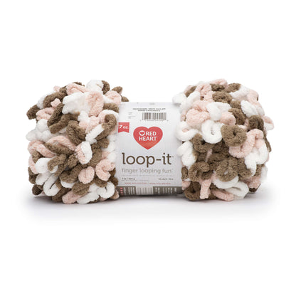 Red Heart Loop-It Yarn (200g/7oz) - Discontinued Shades Truth Or Bare