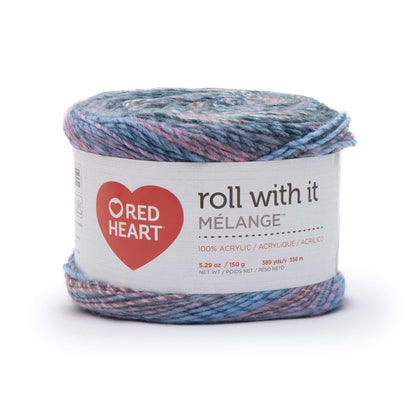 Red Heart Roll With It Melange Yarn Tabloid