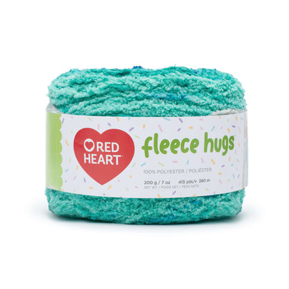 Red Heart Fleece Hugs Yarn - Discontinued Shades Caribbean