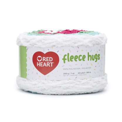 Red Heart Fleece Hugs Yarn - Discontinued Shades Lilies