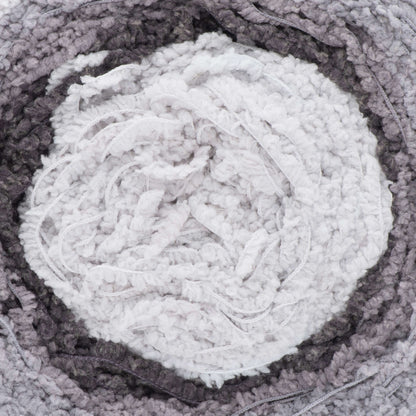 Red Heart Fleece Hugs Yarn - Discontinued Shades Cloudy Day